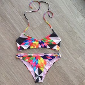 Mara Hoffman Fractals Pattern Bikini